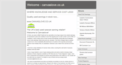 Desktop Screenshot of canvaslove.co.uk