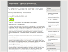 Tablet Screenshot of canvaslove.co.uk